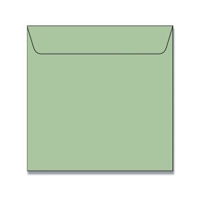 Kvadratiske Kuverter 5pk Lys Grn