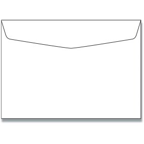 C6 Kuverter | 5pk Hvid |