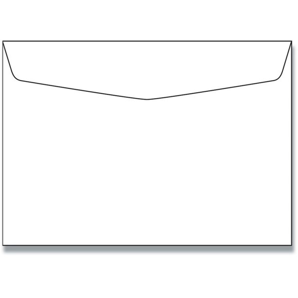 C6 Kuverter | 5pk Hvid |