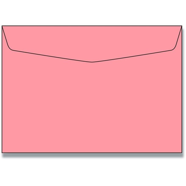 C6 Kuverter | 5pk Rosa |