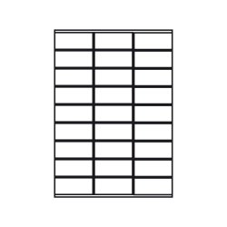 BNT Etiketter | 27 pr ark | 70x32mm | 100stk |