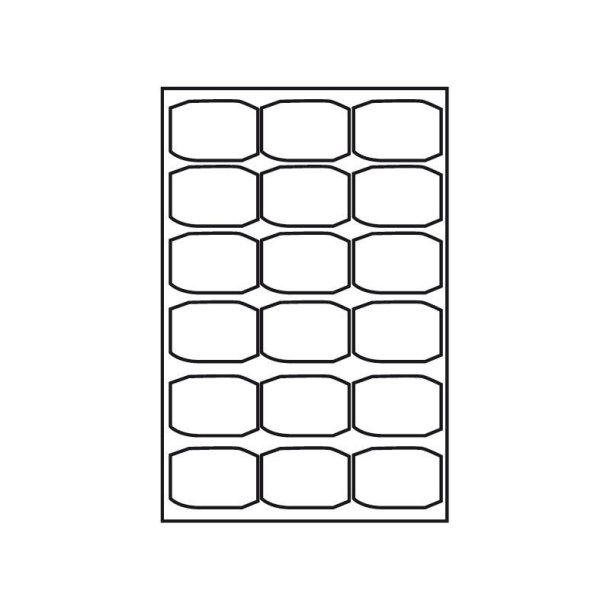BNT Etiketter | 18 pr ark | 63,5x46,6mm | 100stk |