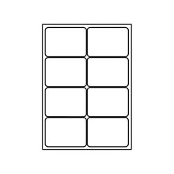 BNT Etiketter | 8 pr ark | 99,1x67,7mm | 100stk |