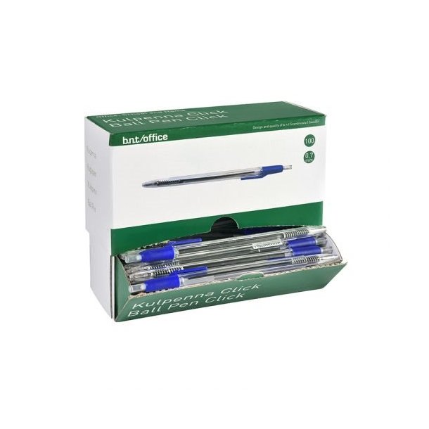 Ballpoint Click 0,7mm - 100 stk