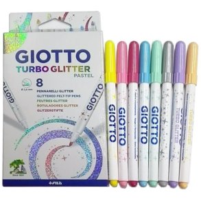 GIOTTO Turbo Glitter tusser 8