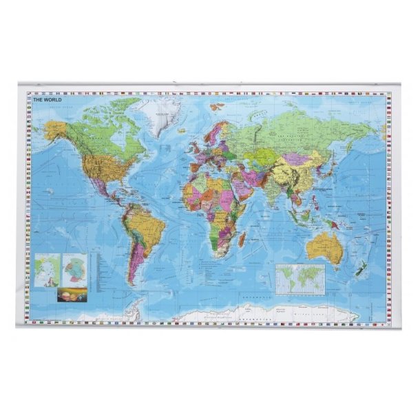 Vgkort Verden | 137x87cm |