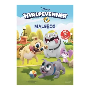 Hvalpevenner Malebog