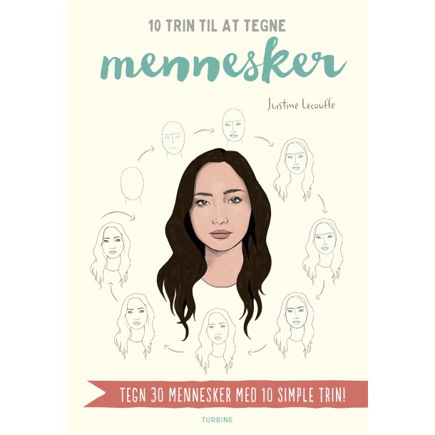 10 trin til at tegne mennesker af Justine Lecouffe