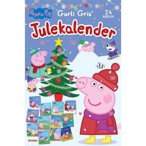 Peppa Pig - Gurli Gris' julekalender med 24 billedbger 