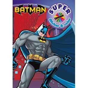 Batman - Super Sticker & Color