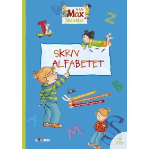Max Skoleklar - Skriv alfabetet