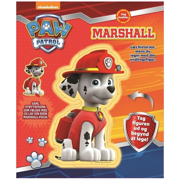 Nickelodeon Paw Patrol Marshall - Figur og historie