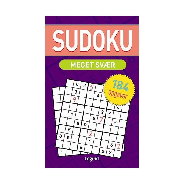 Sudoku - Meget sv�r