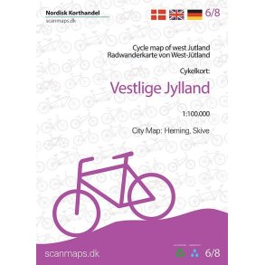 Cykelkort Vestlige Jylland