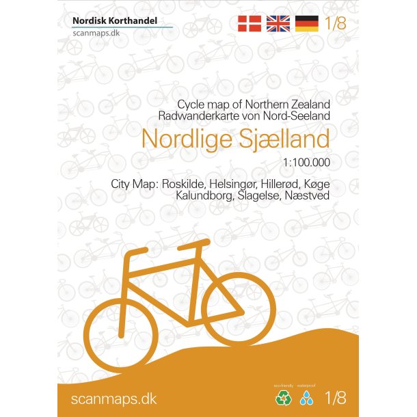 Cykelkort Nordlige Sj�lland