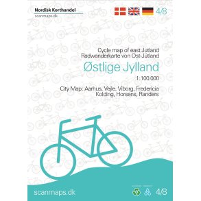 Cykelkort stlige Jylland