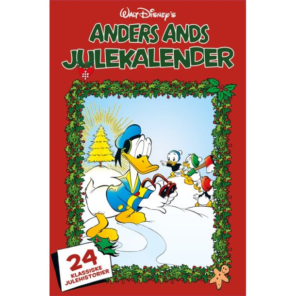 Anders Ands Julekalender bog fra Disney