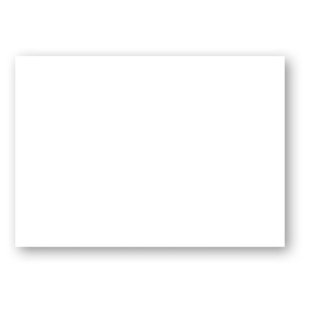 A6 Enkeltkort 10-pakke hvid