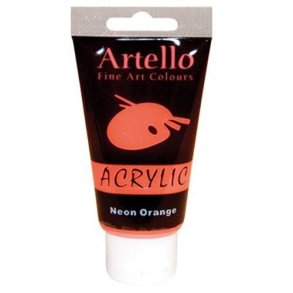Artello acrylic 75ml Neon Orange