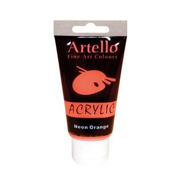 Artello acrylic 75ml Neon Orange