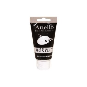 Artello acrylic 75ml Pearlized White
