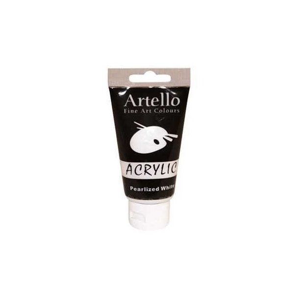 Artello acrylic 75ml Pearlized White