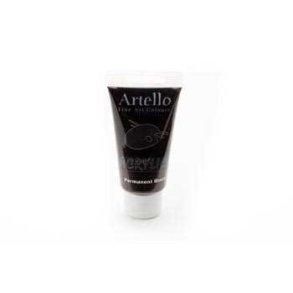 Artello acrylic 75ml Permanent Black