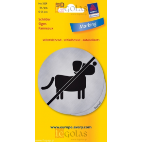 Avery Marking - No Dogs