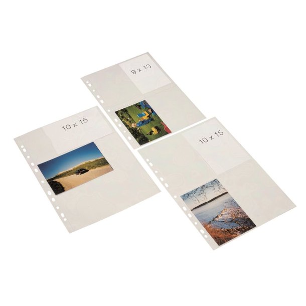 Fotolomme 9x13cm 0,1mm h�jformat 8 fotos trans. (10)
