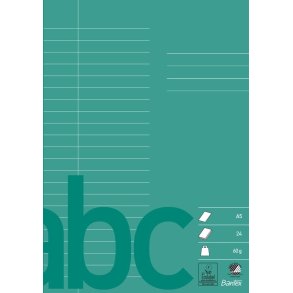 Bantex skolehfte A5 22 Linjer