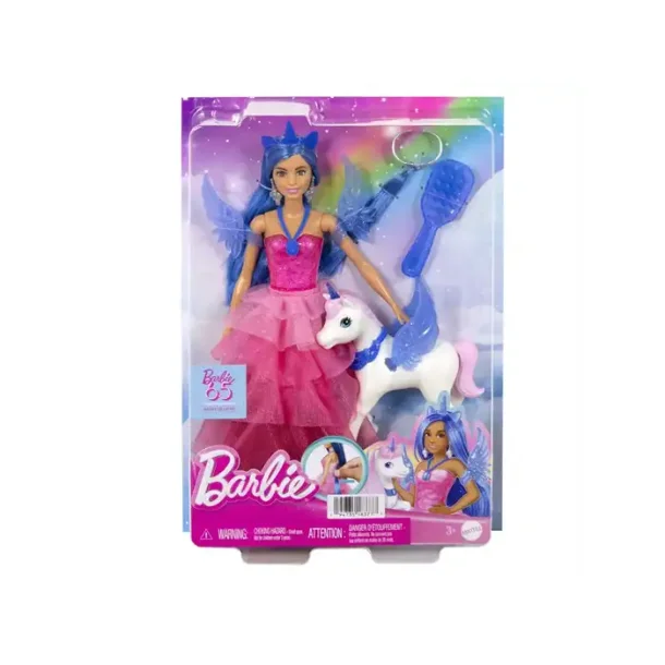 Barbie | Touch of Magic Sapphire Alicorn Dukke |