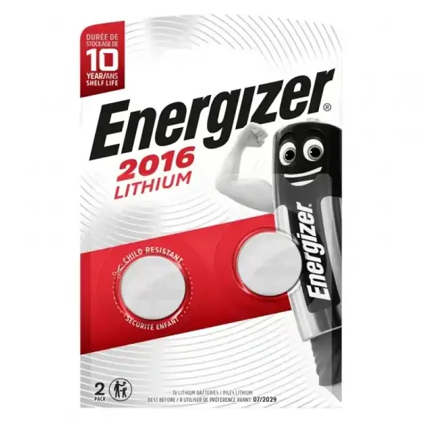 Batteri | Energizer Lithium CR2016 |