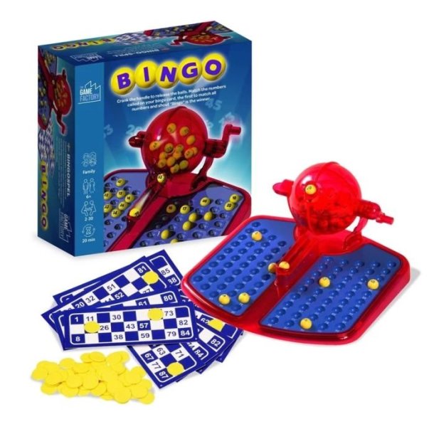 Bingo | m/ Tromle &amp; 90 Numre |