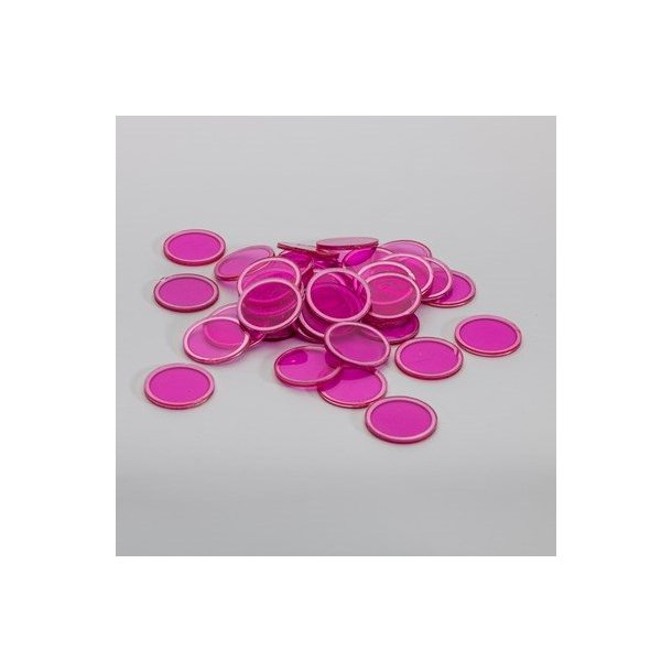 Bingobrikker magnetiske | 100 stk | Assorterede Farver |