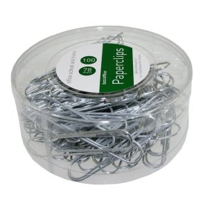 BNT Clips 78mm, 100stk, slv