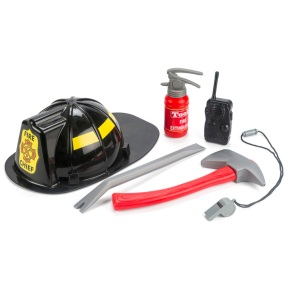 Brandmandshjelm med tilbehr