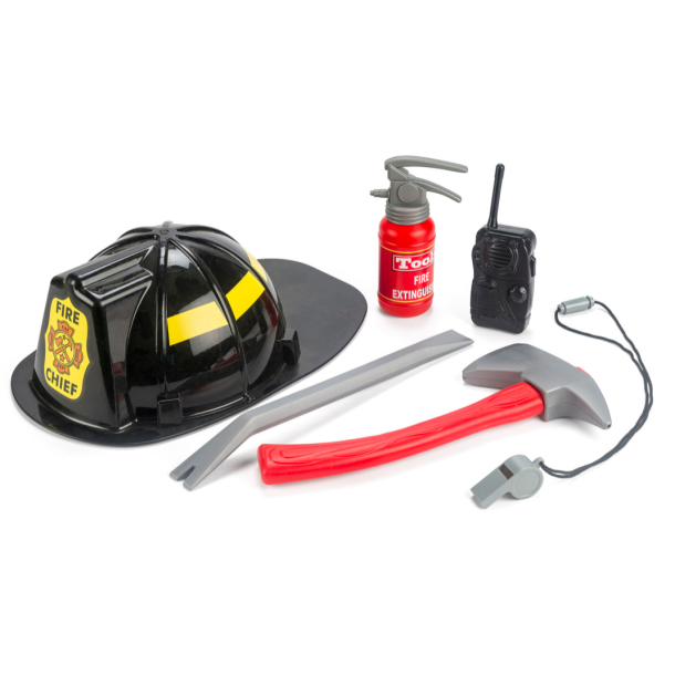 Brandmandshjelm med tilbehr