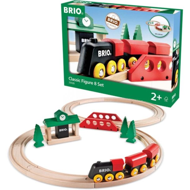BRIO Klassisk 8-tal Togbane
