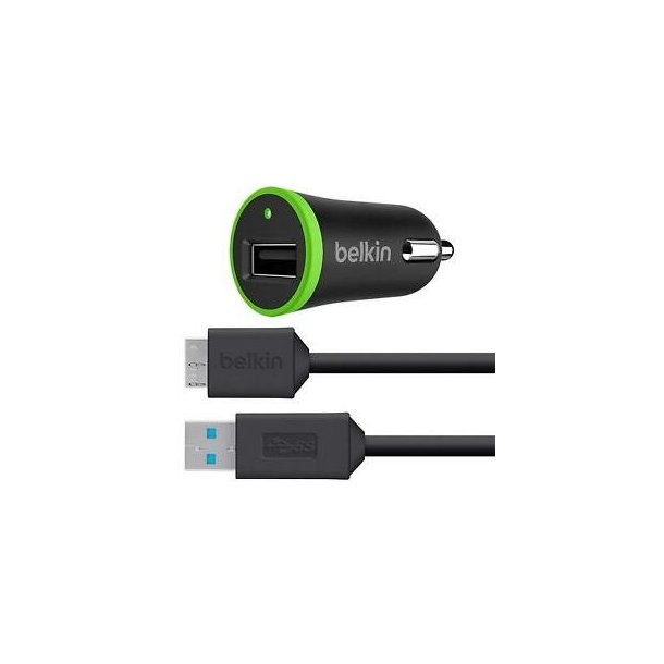 Car charger + USB 3.0 cable