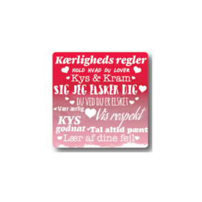 Citatmagnet Krlighedens regler