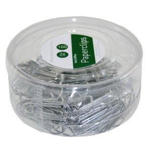 Clips 26mm 100stk slv