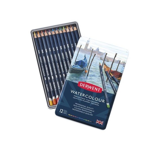 Derwent watercolour 12ass