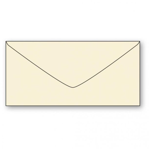 E65 Kuverter 5pk Elfenben