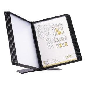 Easymount Registersystem A5 (10 faneblade), Sort