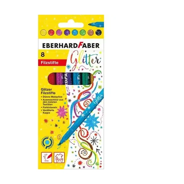 EFA Tusser Glitter 8 Stk. 