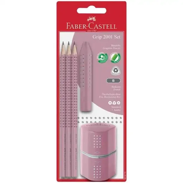 Faber - Castell | Grip 2001 Blyanter | Rosa |