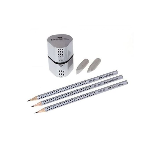 Faber - Castell | Jumbo Grip trio Silver blyantsst |