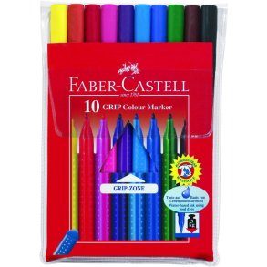 Faber-Castell GRIP Tusser | 10 stk |