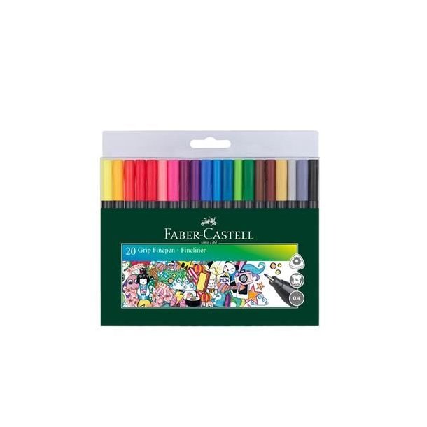 Faber Castell Fineliner grip 20stk