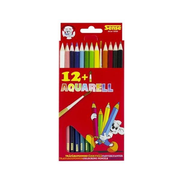 Farveblyanter akvarel 12 stk.